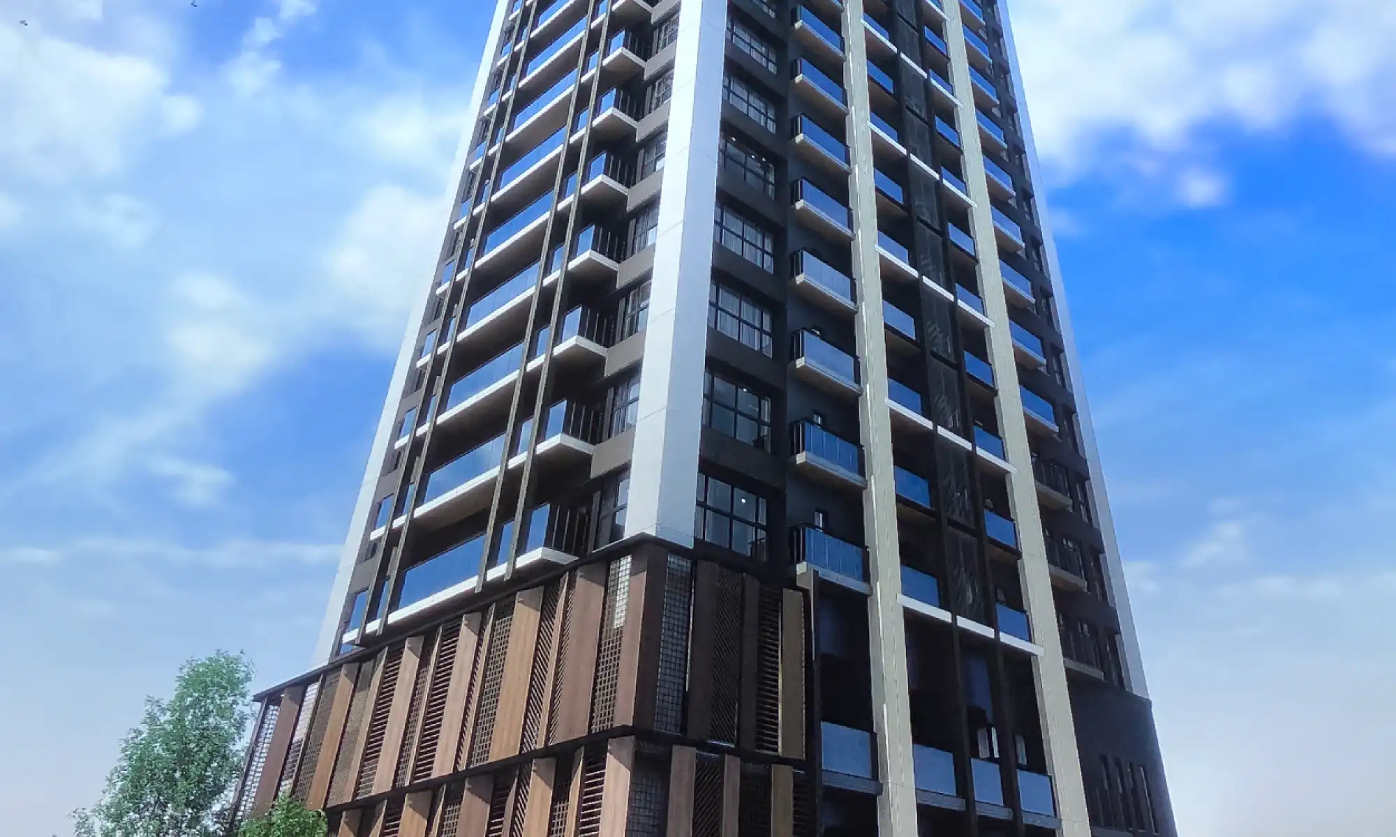 外観完成予想図（プラウドタワー名駅※分譲済）