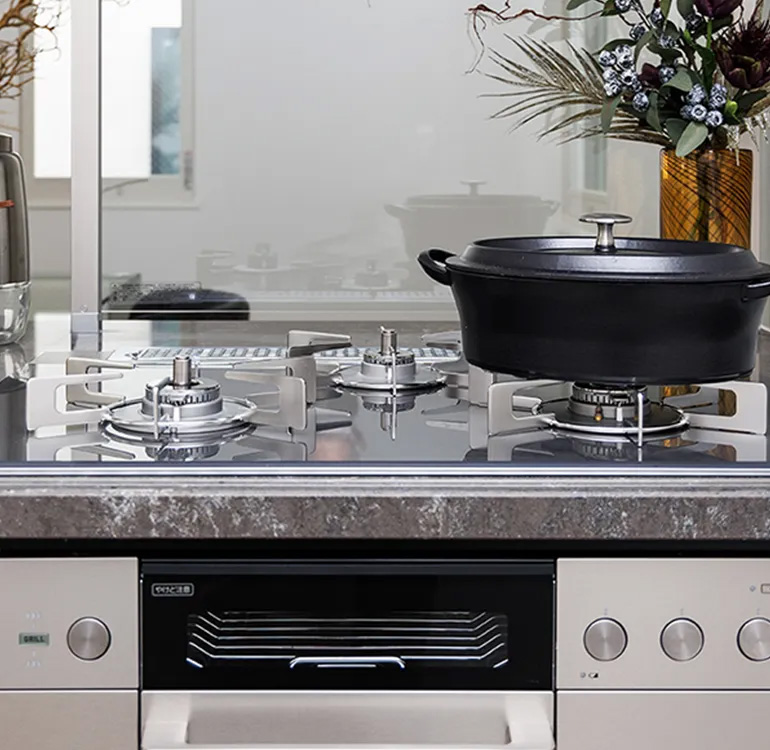 ビルトインコンロ（リンナイ デリシア）