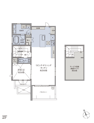 2F間取り図