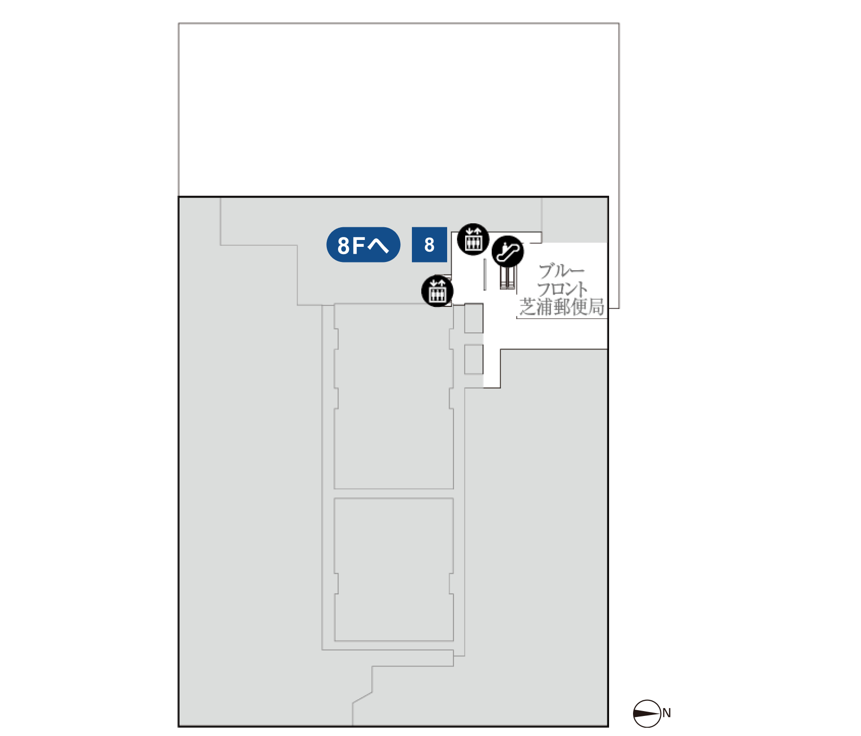 プラウドギャラリー芝浦　7F フロアマップ